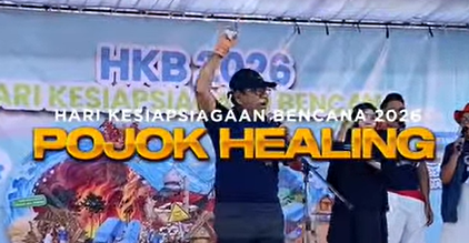 Pojok Healing di peringatan Hari Kesiapsiagaan Bencana (HKB) Tahun 2026