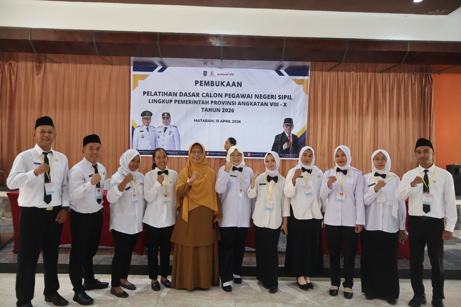 Pembukaan Pelatihan Dasar Calon Pegawai Negeri Sipil (CPNS) Lingkup Pemerintah Provinsi Nusa Tenggara Barat Tahun 2026