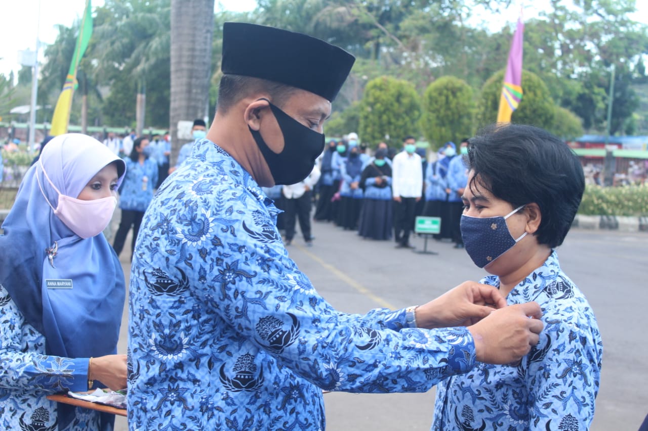 PENYERAHAN SATYALANCANA KARYA SATYA 
PADA MOMENTUM PERINGATAN HUT RI KE-75