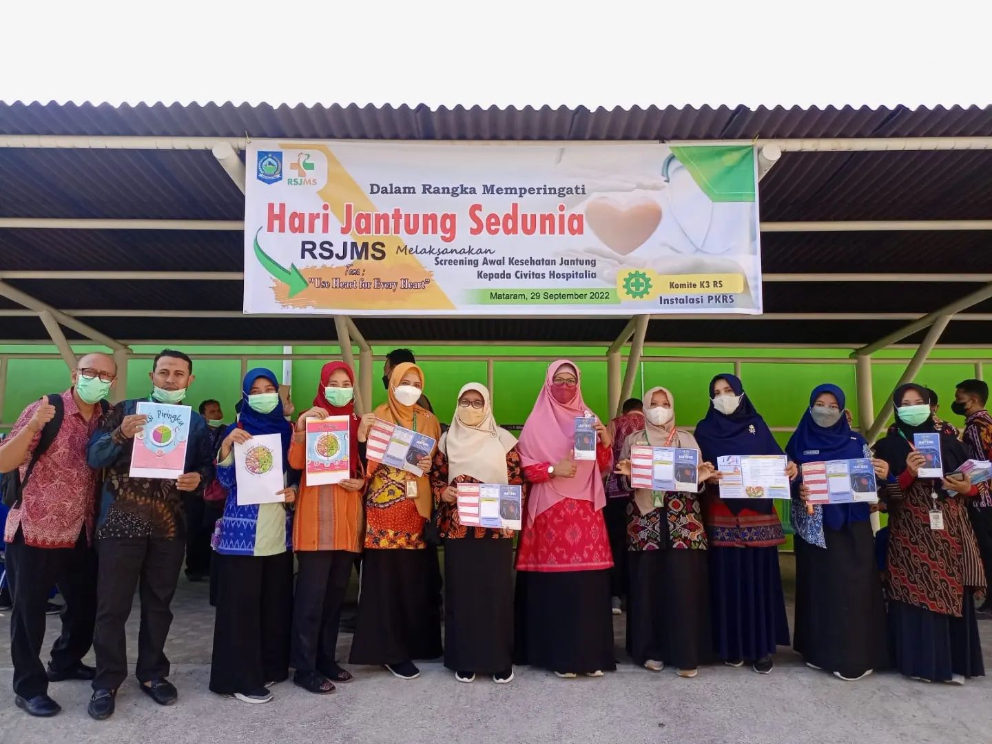 PERINGATAN HARI JANTUNG SEDUNIA DI RSJ MUTIARA SUKMA