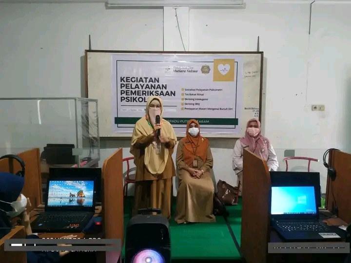 LAYANAN PEMERIKSAAN PSIKOLOGI PADA SISWI KELAS VIII PONPES ABU HURAIRAH MATARAM