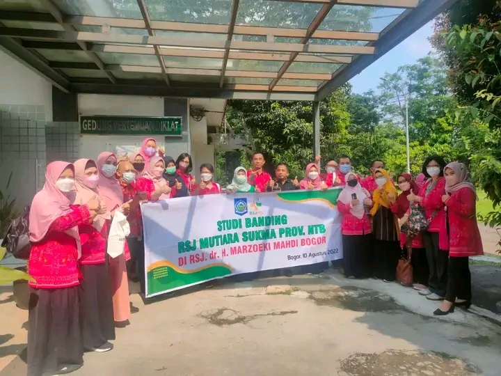 RSJMS LAKSANAKAN STUDY BANDING KE RSJ dr. H. MARZOEKI MAHDI BOGOR