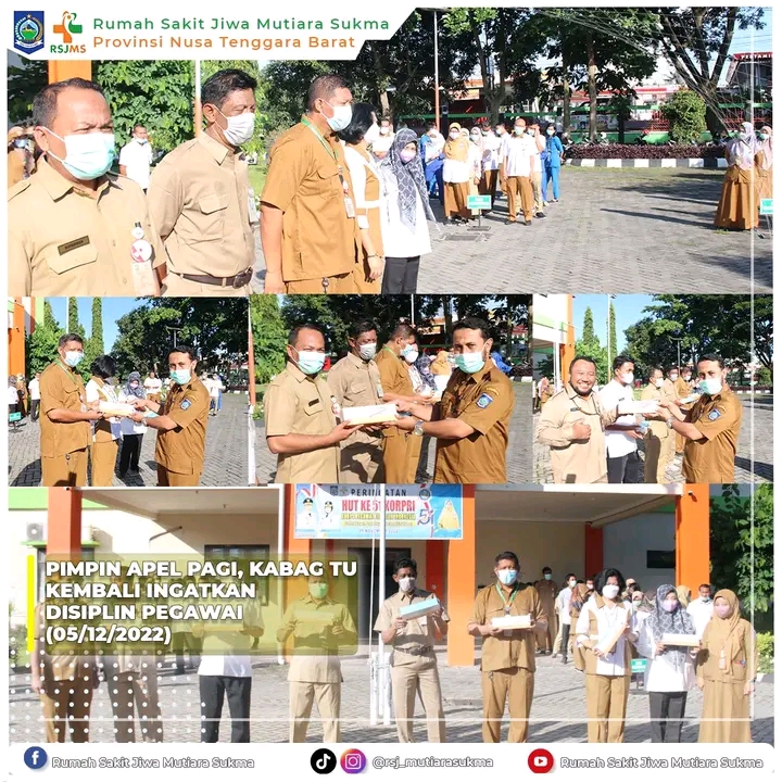 PIMPIN APEL PAGI, KABAG TU KEMBALI INGATKAN DISIPLIN PEGAWAI