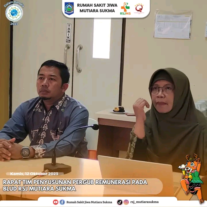 RAPAT TIM PENYUSUNAN PERGUB REMUNERASI PADA BLUD RSJ MUTIARA SUKMA