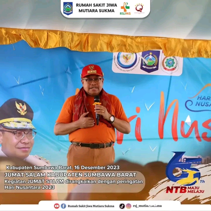 JUMAT SALAM KABUPATEN SUMBAWA BARAT : KEGIATAN JUMAT SALAM DIRANGKAIKAN DENGAN PERINGATAN HARI NUSANTARA 2023